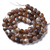 Natural Agate Beads Strands G-N326-98F-2