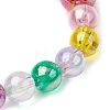 Kids Round Acrylic Beaded Stretch Bracelets BJEW-JB11558-04-4