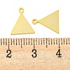 925 Sterling Silver Triangle Charms STER-B005-36G-3