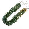 Baking Paint Transparent Glass Beads Strands DGLA-A035-T8mm-A08-1