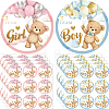 Flat Round Self-Adhesive Stickers DIY-WH0928-002-1