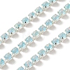 Iron Rhinestone Cup Chains CH-A008-02G-1