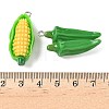 Opaque Resin Pendants CRES-D313-03P-5