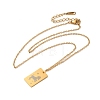 Golden 202 Stainless Steel Constellation Pendants Necklaces LS-NJEW-K380-02G-04-2