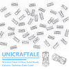 Unicraftale 200Pcs Stainless Steel Hollow Tube Beads STAS-UN0055-69-5