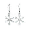 Snowflake Alloy Dangle Earrings FS-WGD9918-21-1