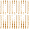 100Pcs Ion Plating(IP) 304 Stainless Steel Chain Extender STAS-BBC0006-14B-1