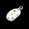 Brass Enamel Pendants KK-CBA10BC-03D-2