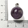 Natural Amethyst Perfume Bottle Pendants G-K338-22P-08-3