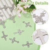 60Pcs Alloy Rhinestone Pendants ALRI-CA0001-14-4