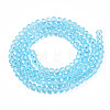 Glass Beads Strands EGLA-A034-T3mm-D28-2