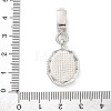 Brass Micro Pave Cubic Zirconia Pendants KK-S510-45GP-02-3