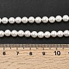 Electroplated Shell Pearl Beads Strands BSHE-K017-5mm-01-4