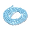 Electroplate Opaque Glass Beads Strands LS-EGLA-A035-P3mm-A08-2