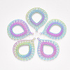 Ion Plating(IP) 201 Stainless Steel Filigree Pendants X-STAS-S108-34-1