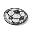 Sports Ball Theme Computerized Towel Fabric Embroidery Iron on Cloth Patches PATC-WH0007-23C-2