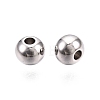 Tarnish Resistant 201 Stainless Steel Beads X-STAS-R033-5mm-2