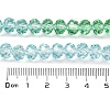 Transparent Painted Glass Beads Strands DGLA-A034-T6mm-A16-3