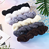 6 Bundles 6 Colors Acrylic Fiber Yarn OCOR-TA0003-17-6