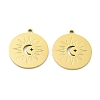 Ion Plating(IP) 316L Surgical Stainless Steel Pendants STAS-D029-21G-1