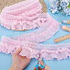 10 Yards Polyester Wrinkle Elastic Lace Trim OCOR-PH0036-26-3