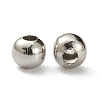 304 Stainless Steel Hollow Round Seamed Beads X-STAS-R032-3mm-2