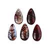 Natural Dragon Veins Agate Pendants G-N0325-16B-2