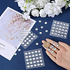 Gorgecraft 10 Sheets Transparent Acrylic Rhinestone Sticker DIY-GF0009-14A-3