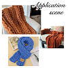 Wooden Knitting Loom Frame KNIT-WH0007-004-5