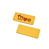 LOVE Imitation Leather Label for Purse Decor PW-WG9004C-04-1