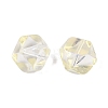 Electroplate Transparent Glass Beads EGLA-Q140-01-A08-2