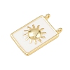 Brass Enamel Pendants KK-L251-01G-D04-2