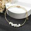 Natural Moonstone Chips Braided Bead Bracelets BJEW-JB09851-06-2