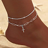 Alloy Chain Anklets for Women WGC4CD6-04-1