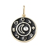 Brass Enamel Pendants LS-ENAM-I086-10-1
