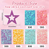 180G 6 Colors Plastic Sequins Beads PVC-CP0001-04-2