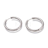 201 Stainless Steel Huggie Hoop Earrings EJEW-O095-05-13-1