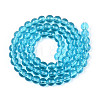 Transparent Glass Beads Strands GLAA-N058-6mm-B01-3