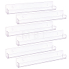 6Pcs Transparent Acrylicc Jewelry Display Stands ODIS-WH0079-092-6