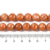 Natural Orange Calcite Beads Strands G-I247-10C-01-3