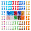 200Pcs 10 Color Electroplate Glass Bead Strands EGLA-KS0001-02-11