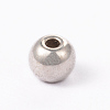 Tibetan Style Alloy Round Beads PALLOY-ZN818-4mm-AS-FF-1