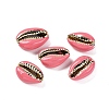 Electroplated Cowrie Shell Beads SSHEL-M023-04A-1