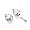 Brass Box Clasps KK-Q074-12P-1
