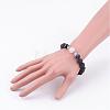 Natural Lava Rock Stretch Bracelets BJEW-JB03172-4