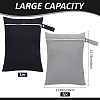 2Pcs 2 Colors Polyester Zipper Bags ABAG-CN0001-12-2