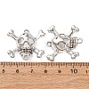 Tibetan Style Alloy Connector Rhinestone Settings FIND-C094-12AS-3