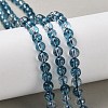 Dyed Round Natural Crackle Quartz Beads Strands G-K084-6mm-03A-7