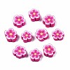 Handmade Polymer Clay Beads LS-CLAY-S096-006J-1