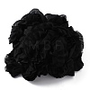 3-Layer Pleated Chiffon Flower Lace Trim OCOR-WH0066-77B-3